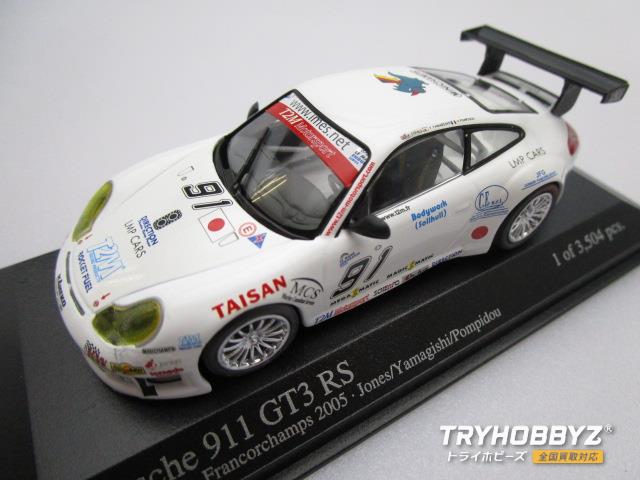 MINICHAMPS(ミニチャンプス) 1/43 Porsche 911 GT3 RS 1000km Spa 2005 T2M #91(ホワイト) 400056991