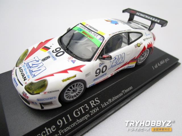 MINICHAMPS(ミニチャンプス) 1/43 Porsche 911 GT3RS ’T2M’ 1000km Spa 2004 YOKOHAMA#90(ホワイト×レッド) 400046980