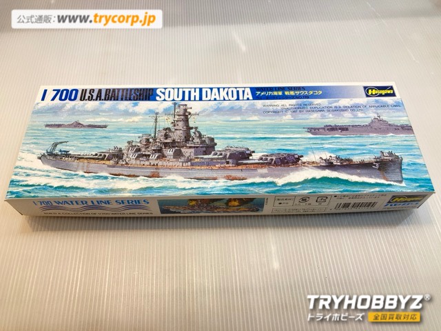 ハセガワ 1/700 アメリカ海軍 戦艦サウスダコタ - アメリカ