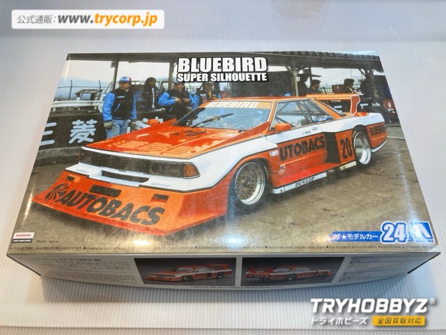 アオシマ 1/24 ニッサン KY910 ブルーバード スーパーシルエット `83 52310