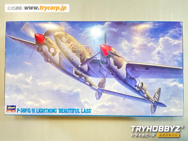 ハセガワ 1/48 P-38F/G/H ライトニング “ビューティフル ラス” 09103