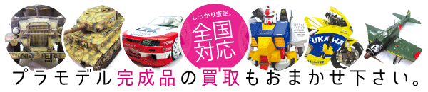 プラモデル完成品の買取
